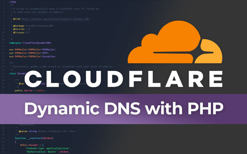 Cloudflare Dynamic DNS with PHP